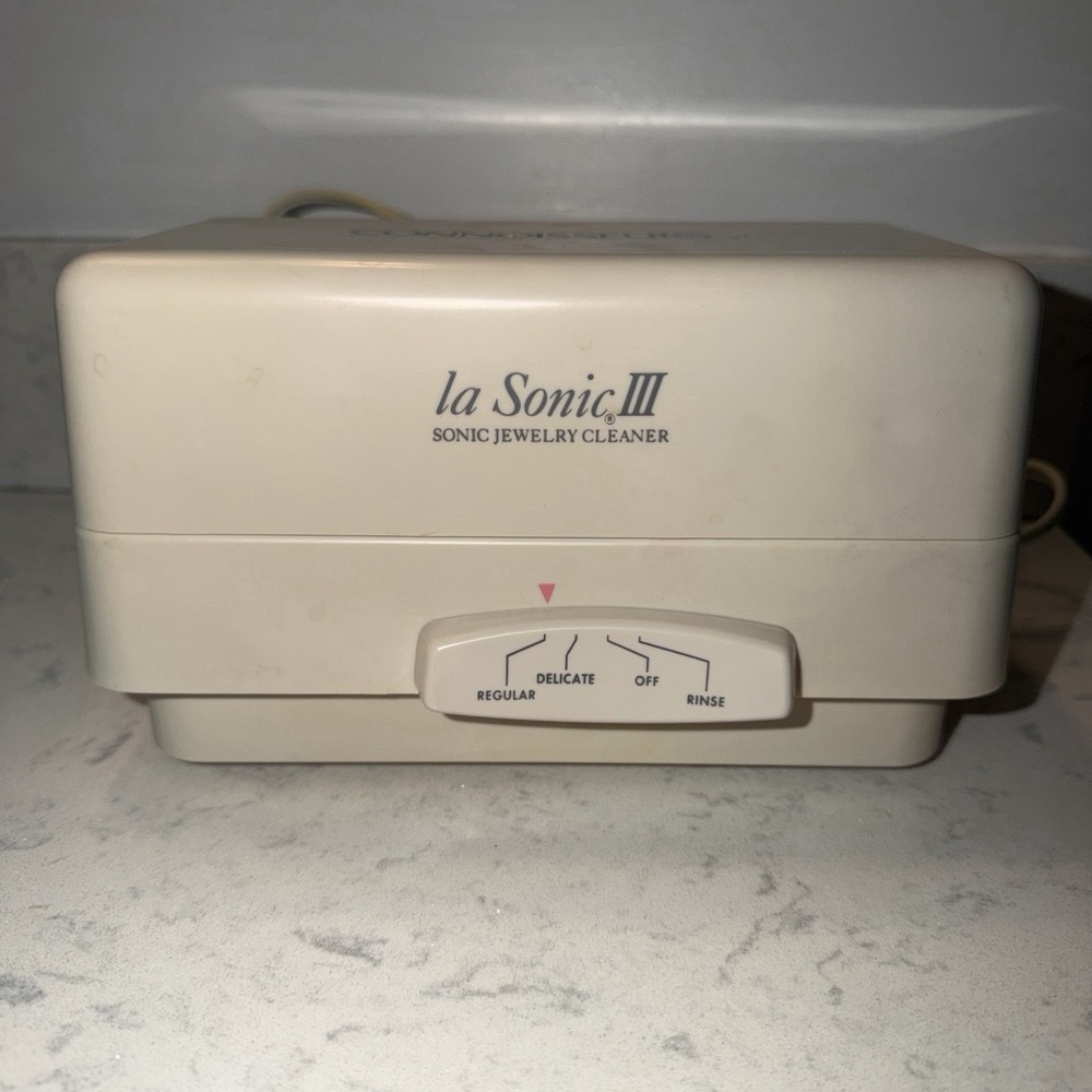 Connoisseurs La Sonic III Tank Sonic Jewelry Cleaner Model 1 Conx